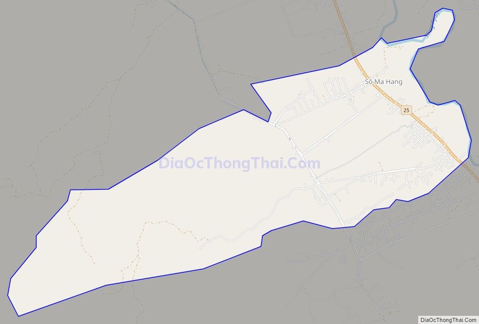 Bản đồ giao thông xã Ia Peng, huyện Phú Thiện