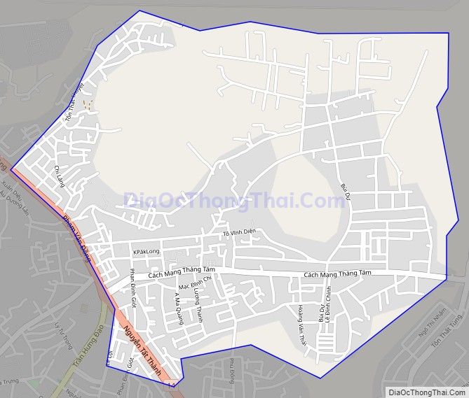 Bản đồ giao thông phường Hoa Lư, thành phố Pleiku