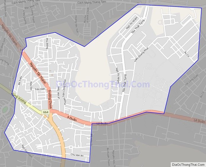 Bản đồ giao thông phường Phù Đổng, thành phố Pleiku