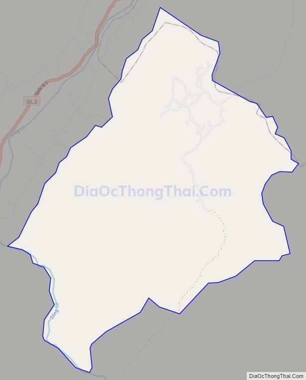Bản đồ giao thông xã Đồng Tâm, huyện Bắc Quang