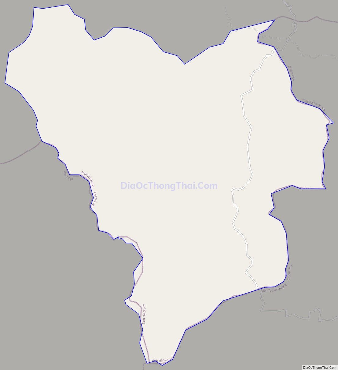 Bản đồ giao thông xã Đức Xuân, huyện Bắc Quang