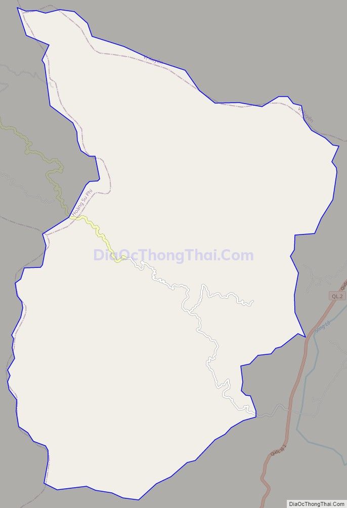 Bản đồ giao thông xã Tân Lập, huyện Bắc Quang