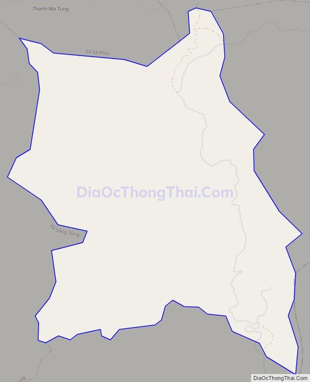 Bản đồ giao thông xã Sính Lủng, huyện Đồng Văn