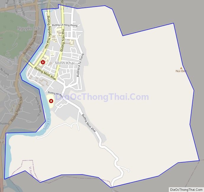 Bản đồ giao thông phường Minh Khai, thành phố Hà Giang