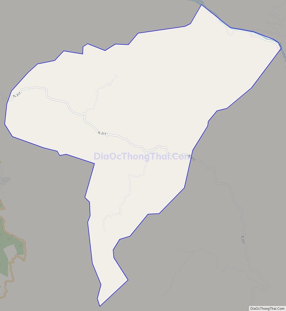 Bản đồ giao thông xã Cán Chu Phìn, huyện Mèo Vạc