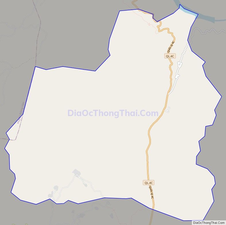 Bản đồ giao thông xã Pả Vi, huyện Mèo Vạc