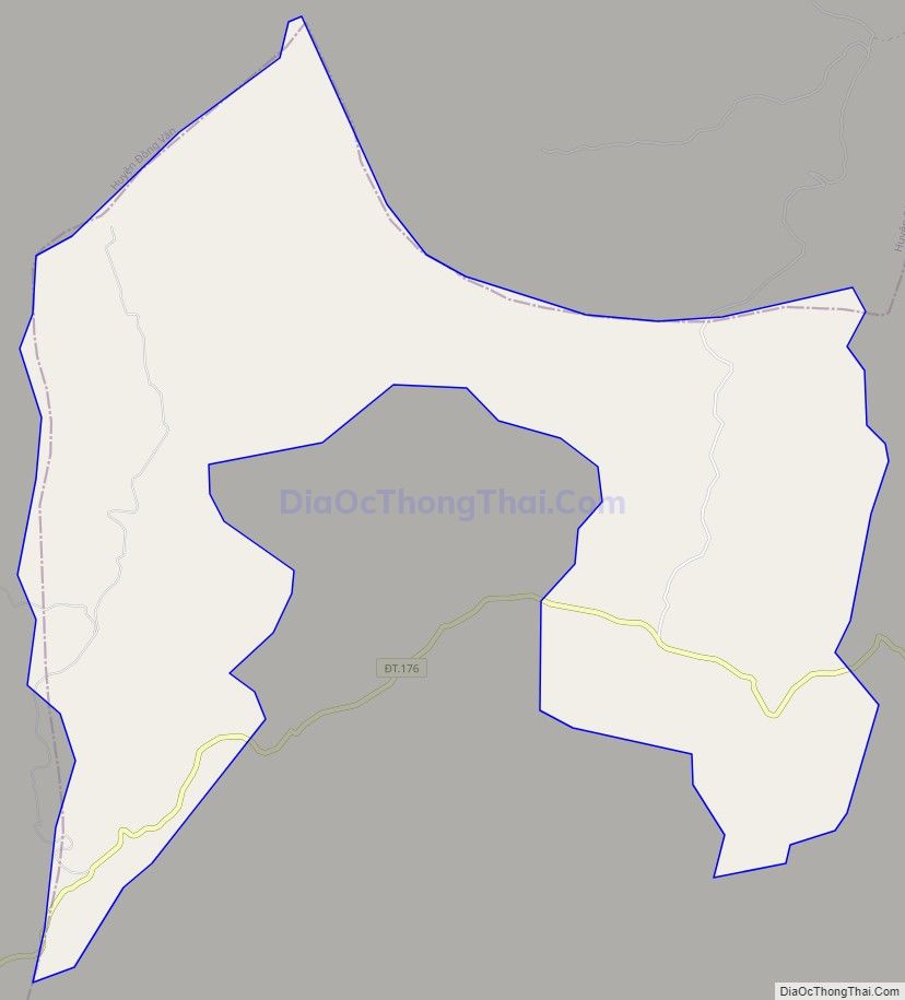 Bản đồ giao thông xã Sủng Trà, huyện Mèo Vạc