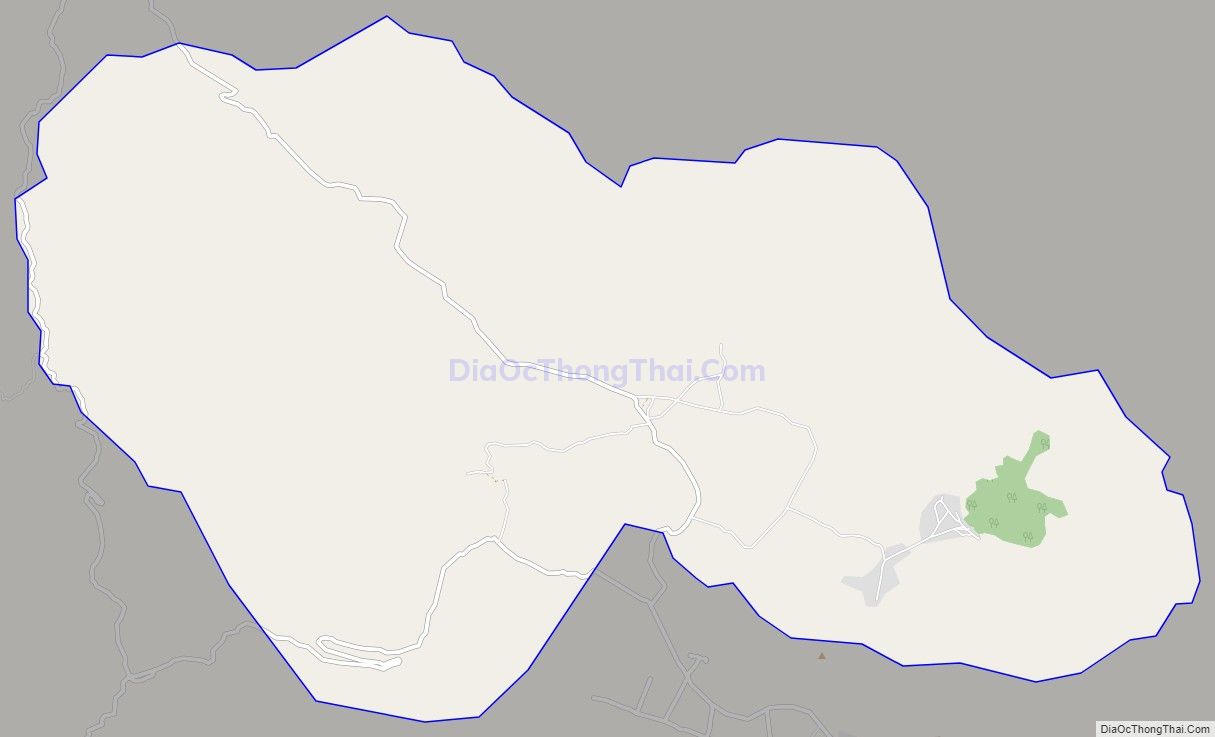 Bản đồ giao thông xã Thanh Vân, huyện Quản Bạ