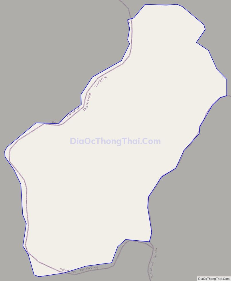 Bản đồ giao thông xã Nà Khương, huyện Quang Bình