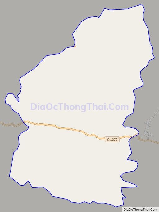 Bản đồ giao thông xã Tân Bắc, huyện Quang Bình