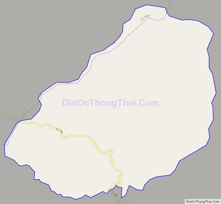 Bản đồ giao thông xã Tân Nam, huyện Quang Bình