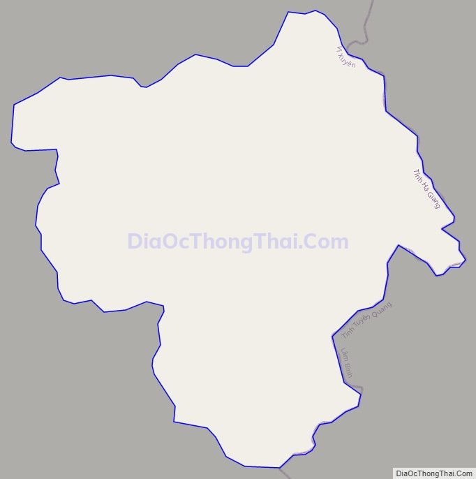 Bản đồ giao thông xã Ngọc Minh, huyện Vị Xuyên