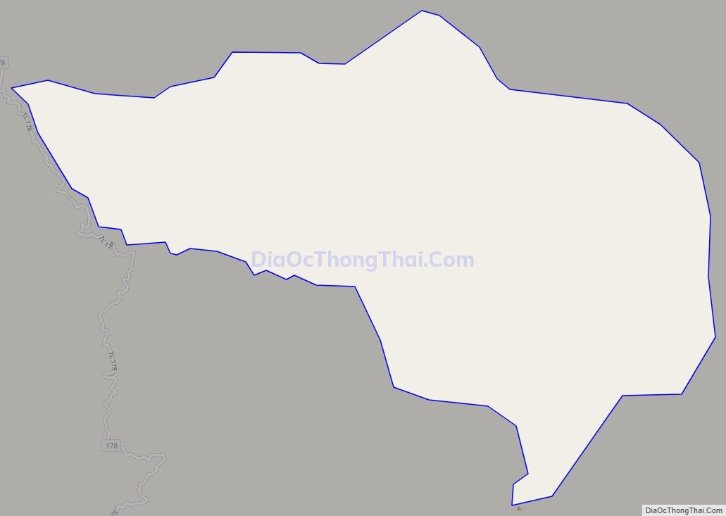 Bản đồ giao thông xã Chế Là, huyện Xín Mần