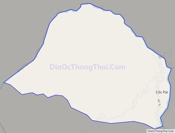 Bản đồ giao thông Thị trấn Cốc Pài, huyện Xín Mần