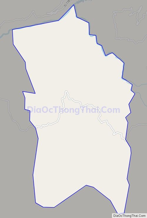 Bản đồ giao thông xã Cốc Rế, huyện Xín Mần