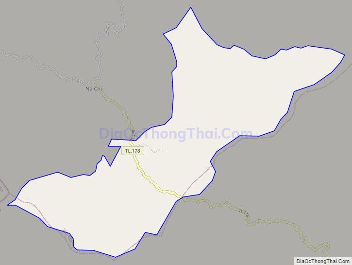Bản đồ giao thông xã Khuôn Lùng, huyện Xín Mần