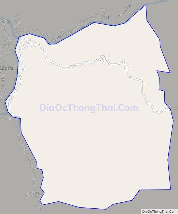 Bản đồ giao thông xã Tả Nhìu, huyện Xín Mần