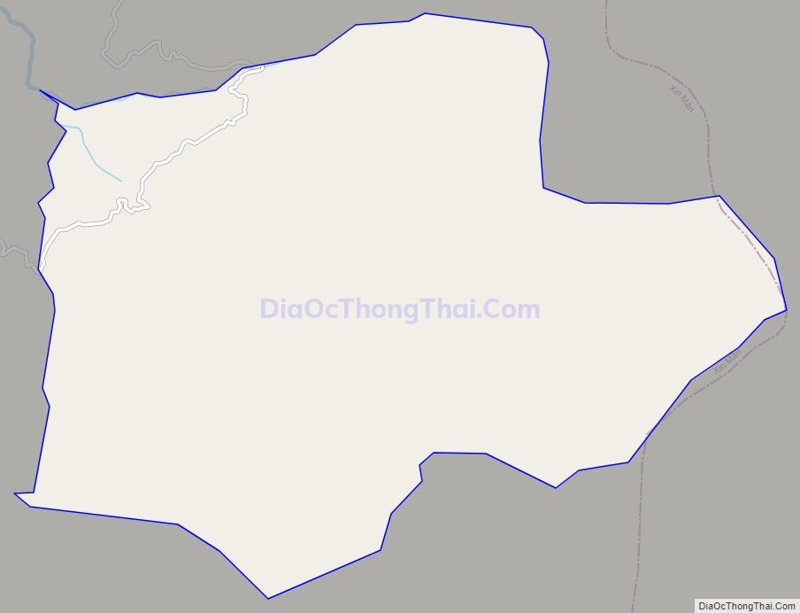 Bản đồ giao thông xã Thu Tà, huyện Xín Mần