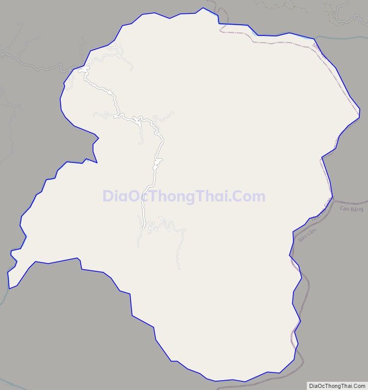 Bản đồ giao thông xã Ngọc Long, huyện Yên Minh