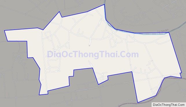 Bản đồ giao thông xã Bồ Đề, huyện Bình Lục