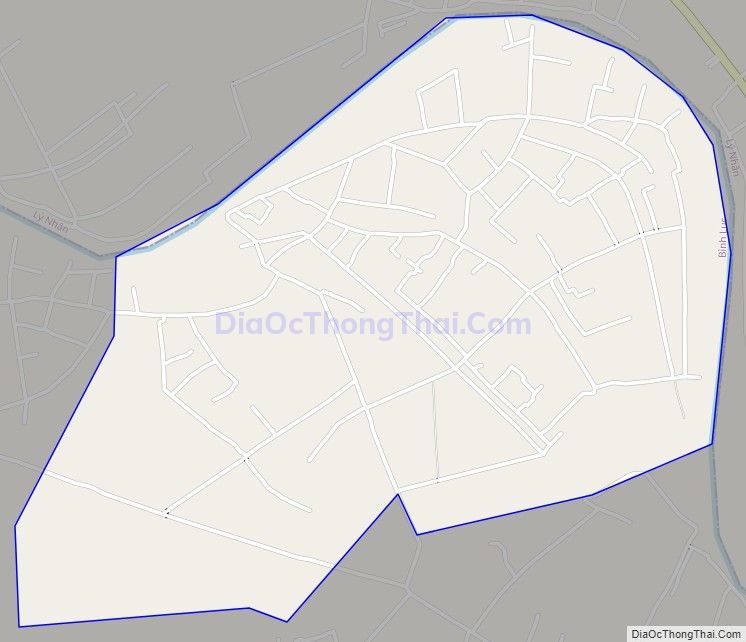 Bản đồ giao thông xã Ngọc Lũ, huyện Bình Lục