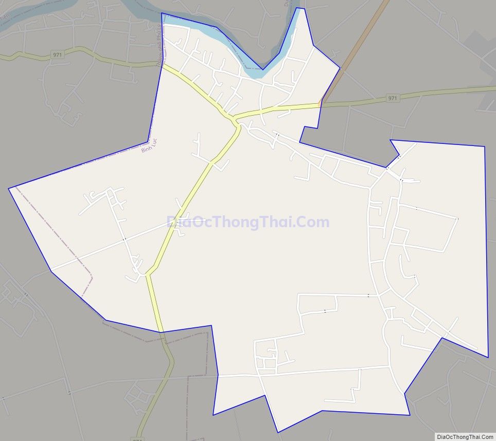 Bản đồ giao thông xã Tràng An, huyện Bình Lục