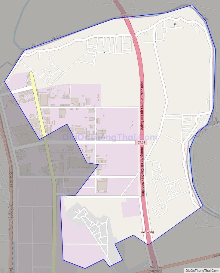 Bản đồ giao thông phường Bạch Thượng, thị xã Duy Tiên