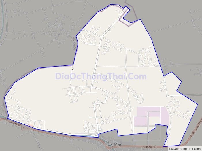 Bản đồ giao thông phường Châu Giang, thị xã Duy Tiên