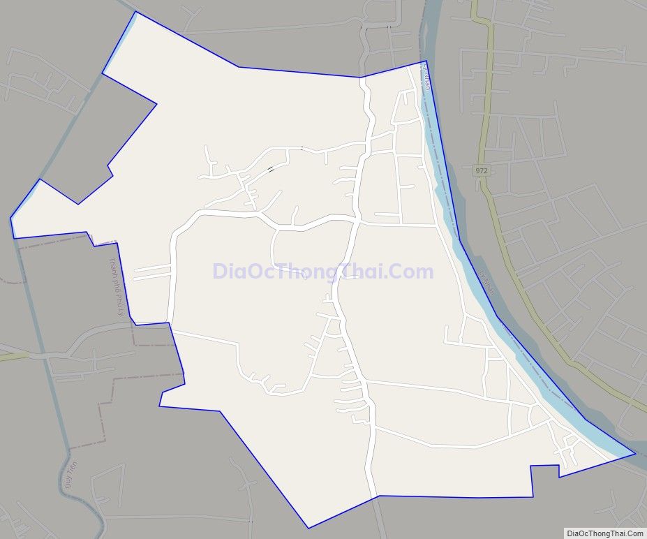 Bản đồ giao thông xã Đọi Sơn (cũ), huyện Duy Tiên