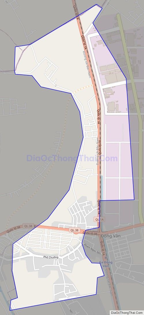 Bản đồ giao thông phường Duy Minh, thị xã Duy Tiên