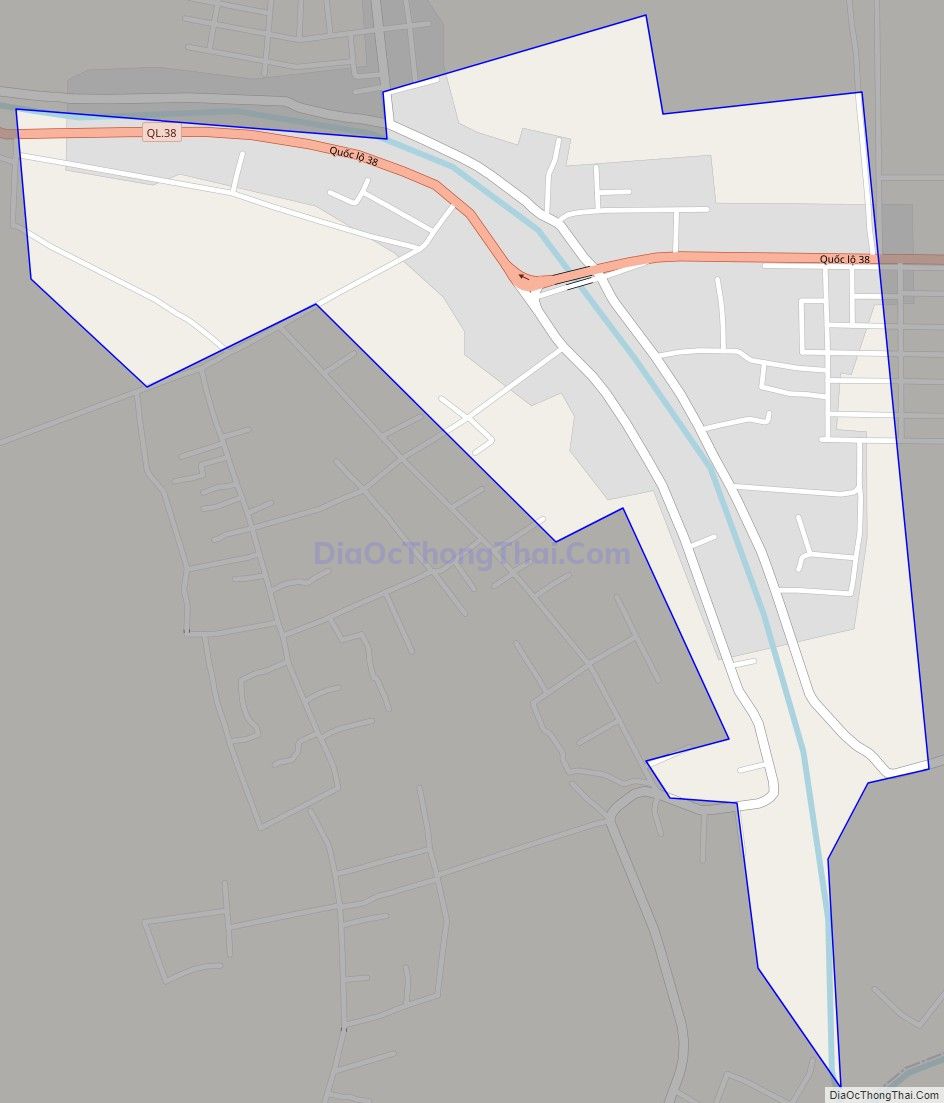 Bản đồ giao thông phường Hòa Mạc, thị xã Duy Tiên