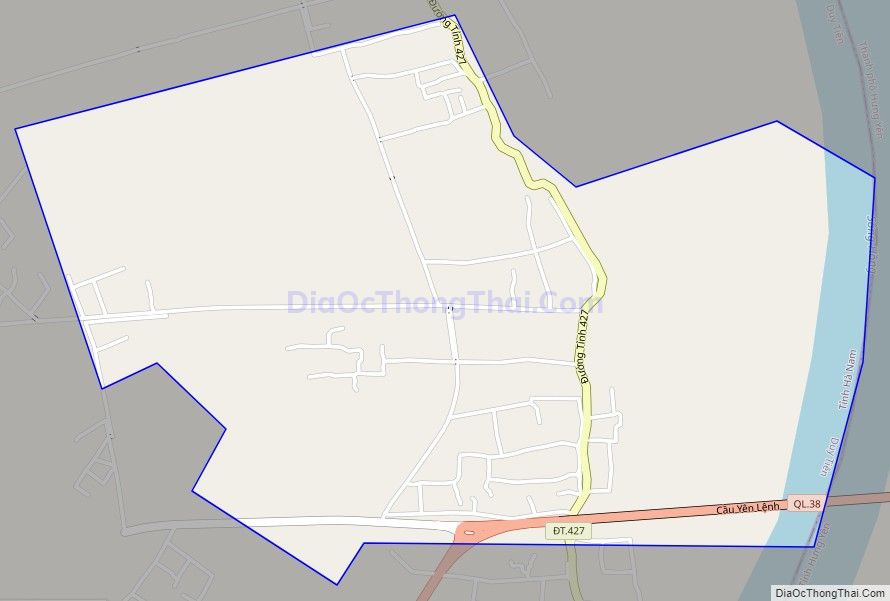 Bản đồ giao thông xã Mộc Nam, thị xã Duy Tiên