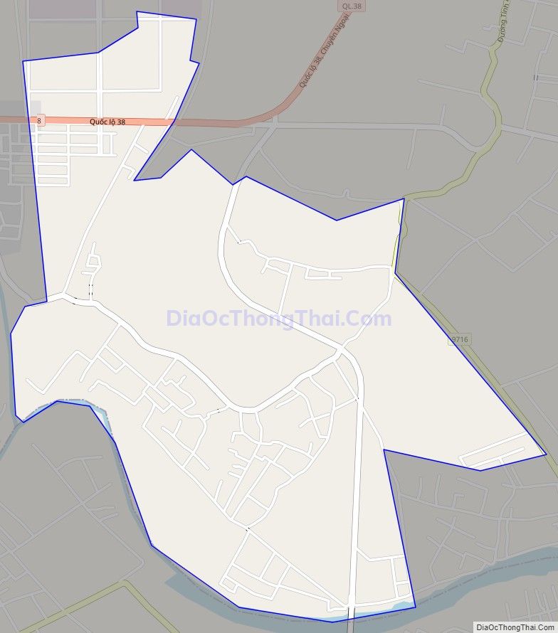 Bản đồ giao thông xã Trác Văn, thị xã Duy Tiên