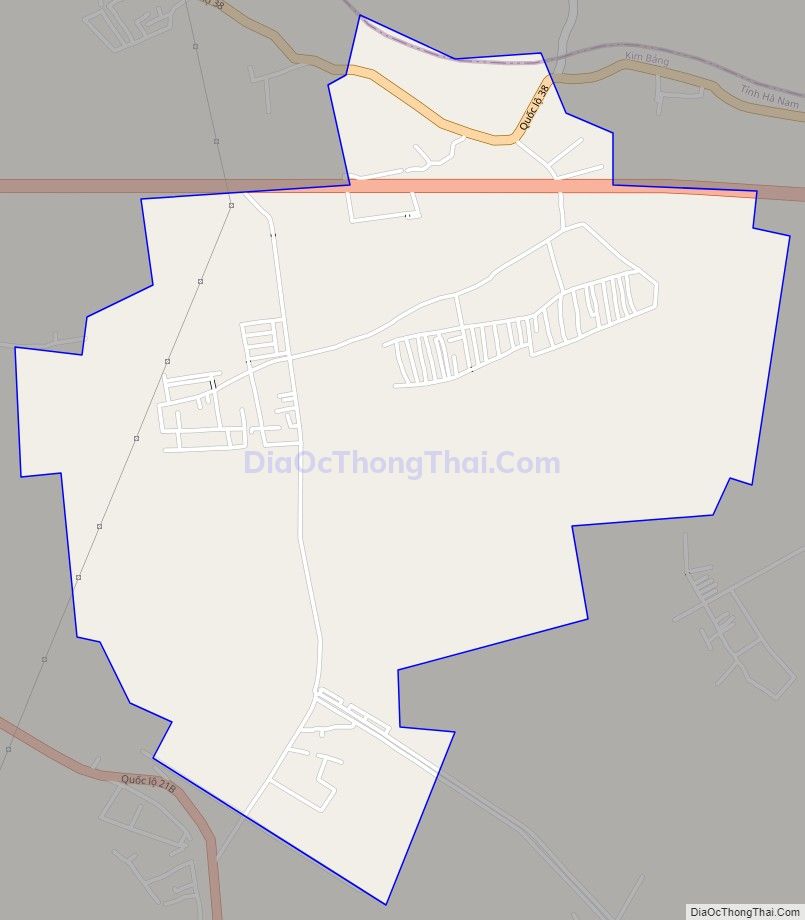 Bản đồ giao thông xã Lê Hồ, huyện Kim Bảng