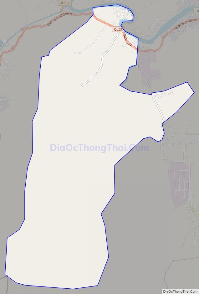 Bản đồ giao thông xã Liên Sơn, huyện Kim Bảng