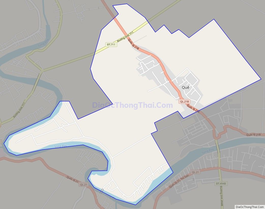 Bản đồ giao thông xã Ngọc Sơn, huyện Kim Bảng