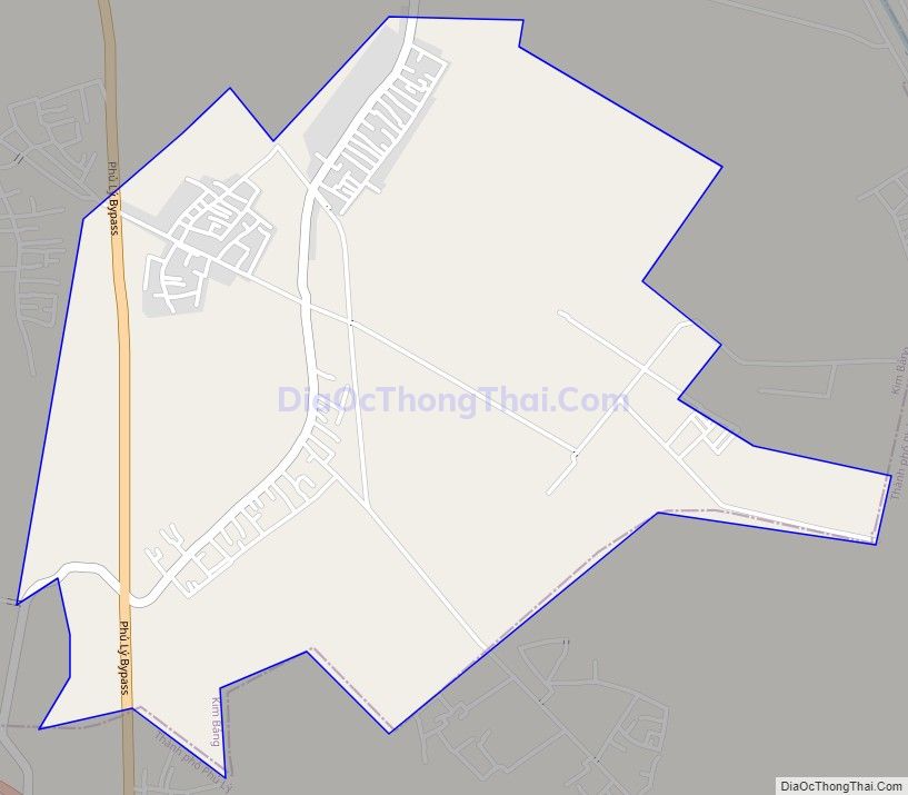 Bản đồ giao thông xã Văn Xá, huyện Kim Bảng
