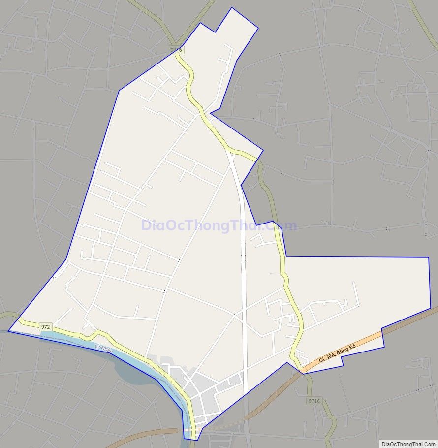 Bản đồ giao thông xã Công Lý, huyện Lý Nhân