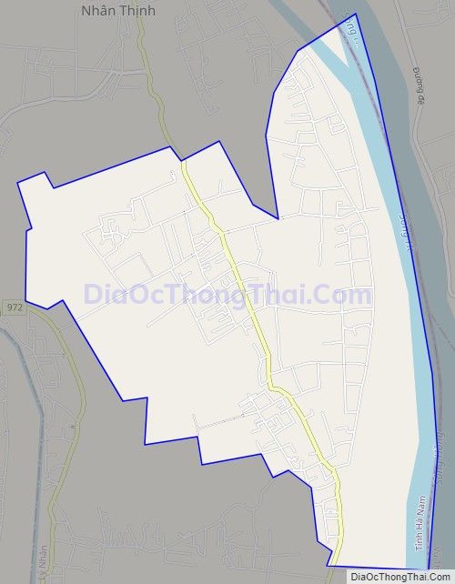 Bản đồ giao thông xã Phú Phúc, huyện Lý Nhân