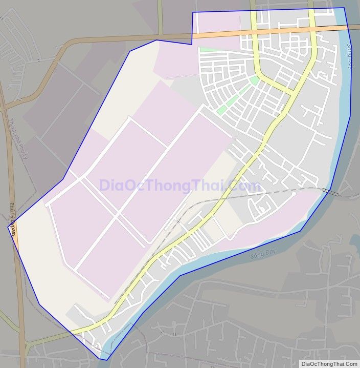 Bản đồ giao thông phường Châu Sơn, thành phố Phủ Lý