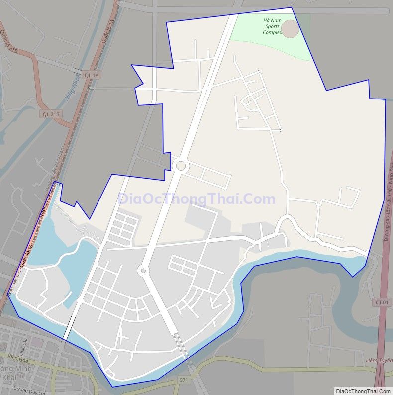 Bản đồ giao thông phường Lam Hạ, thành phố Phủ Lý