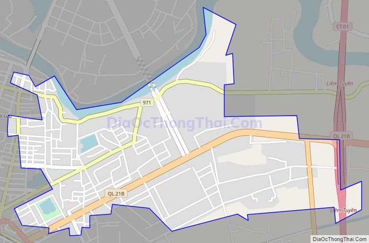 Bản đồ giao thông phường Liêm Chính, thành phố Phủ Lý