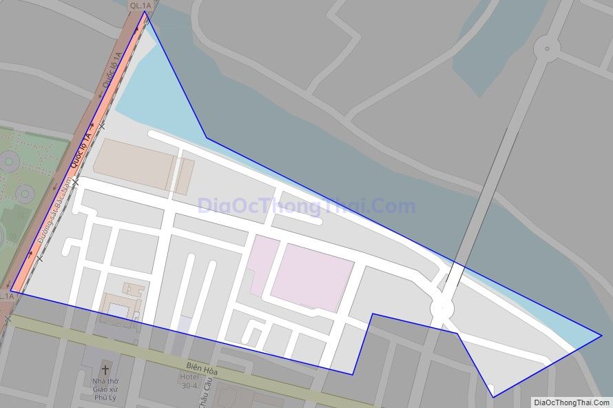 Bản đồ giao thông phường Lương Khánh Thiện, thành phố Phủ Lý