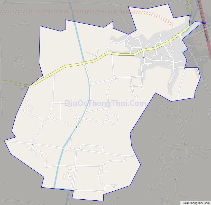 Bản đồ giao thông xã Thanh Lưu (cũ), huyện Thanh Liêm