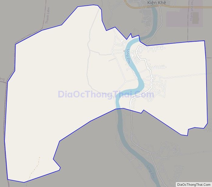 Bản đồ giao thông xã Thanh Thủy, huyện Thanh Liêm