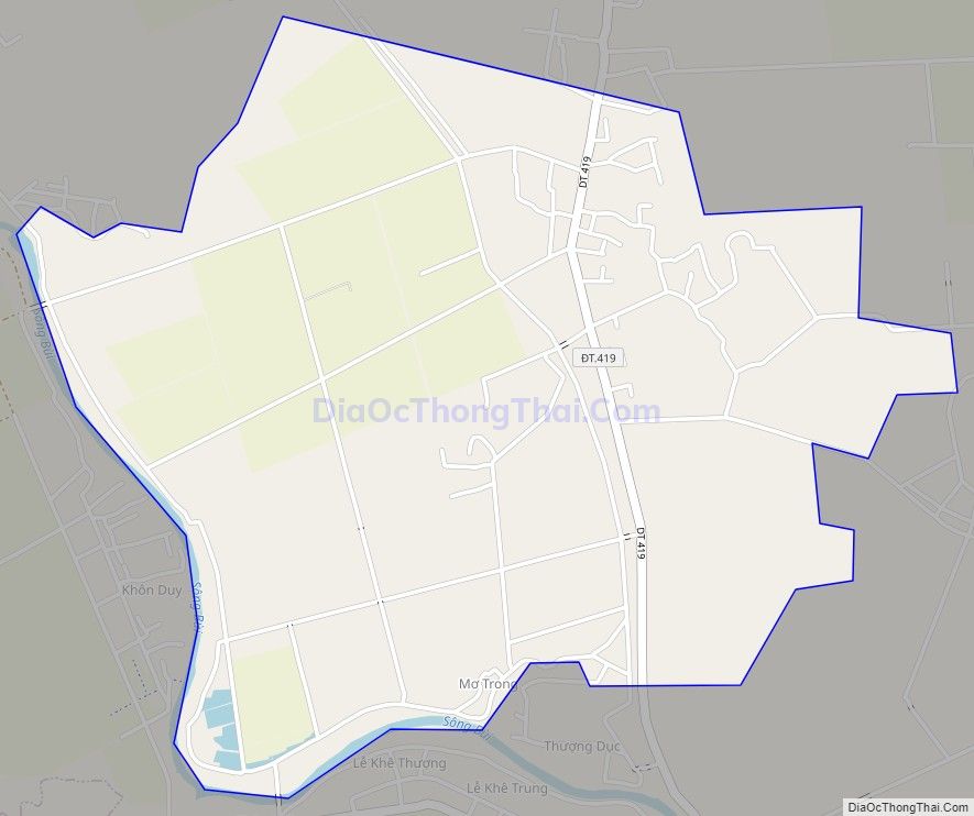 Bản đồ giao thông xã Quảng Bị, huyện Chương Mỹ