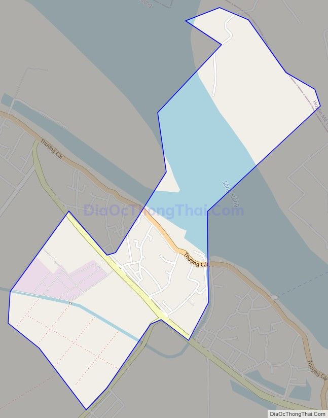 Bản đồ giao thông xã Liên Hà, huyện Đan Phượng