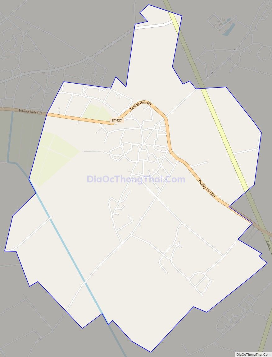 Bản đồ giao thông xã Tam Hưng, huyện Thanh Oai