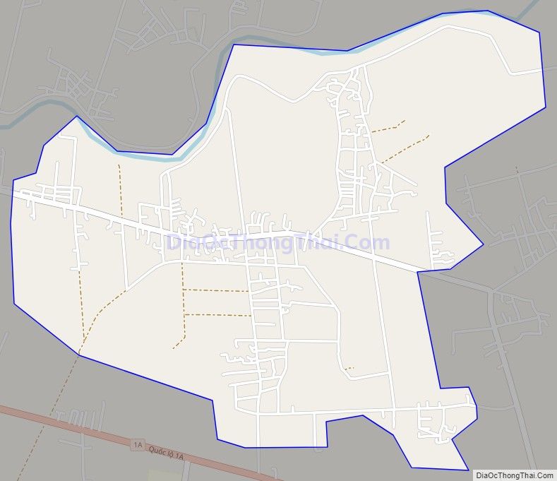 Bản đồ giao thông xã Cẩm Hà, huyện Cẩm Xuyên
