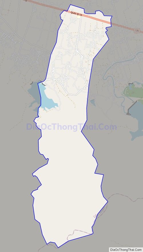 Bản đồ giao thông xã Cẩm Sơn, huyện Cẩm Xuyên